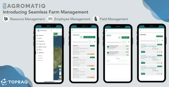 End to end seamless farm management